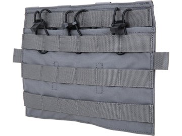 Ape Zásobníkový panel pro 3x M4/M16 na vesty JPC 2.0, AVS nebo FCSK - Wolf Grey, APE Force Gear 01