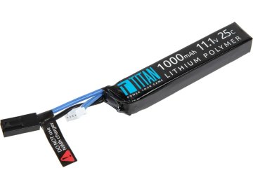 Li-Pol akumulátor Titan 11,1V 1000mAh 25C - Stick (buffer), Tamiya 01