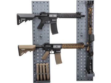 UNC Elegantní stojan pro airsoftové vybavení / zbraně P-1005, Unishot 01