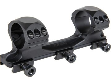 VEC Jednodílný set montážních kroužků V2 30mm na RIS X-ACCU 0 MOA - černé, Vector Optics 01