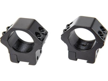 VEC Set nízkých montážních kroužků Dovetail 25,4mm na 11mm lištu - černé, Vector Optics 01
