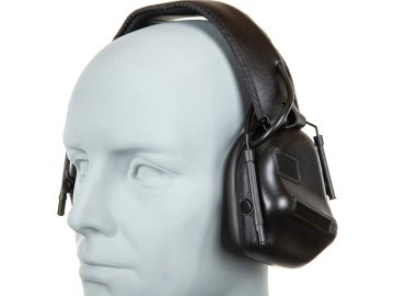 WSP Aktivní chránič sluchu / headset HD-12 IPSC Gen 5 - černý, Wosport 01