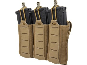 WSP Přední MOLLE panel pro zásobníky 3x M4 - Coyote Brown, MG-97-CB, Wosport 01