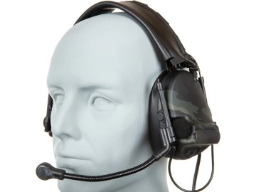 WSP Taktický headset C5 HD-14-A - MC Black, Wosport 01