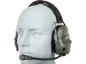 WSP Taktický headset HD-17-A Gen 6 - olivový OD, Wosport 01