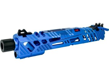 CTM TAC CNC hliníkový závěr SUPERLINE Split Slide TM Hi-Capa 5.1 - modrá, CTM TAC 01