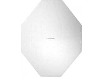 RAN Kartonový terč IPSC 46x50cm - 1ks, bílý, Range Solutions 01