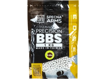 SPE Airsoftové kuličky Specna Arms EDGE ULTRA™ BIO 0,40g, 1kg - bílé 01