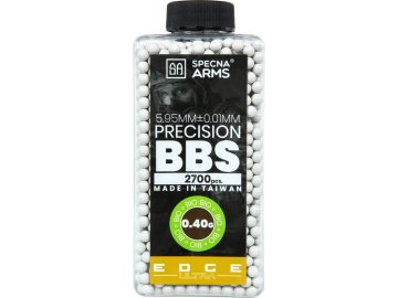 SPE Airsoftové kuličky Specna Arms EDGE ULTRA™ BIO 0,40g, 2700bb, láhev - bílé 01