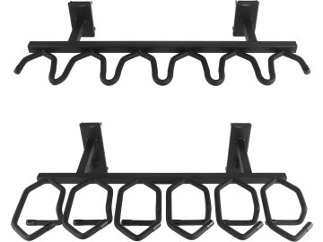 SPE Dvoudílná sada pro uchycení zbraně / příslušenství na stěnu - černá, Specna Arms 01
