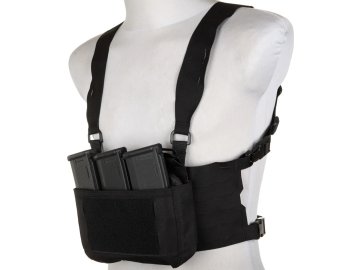 EME Modulární lehký Chest Rig FRO Style - černý, Emerson Gear 01