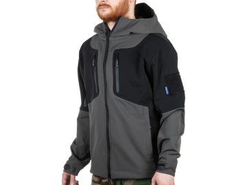 EME Taktická softshellová bunda Blue Label 'Spinosaurus' - šedá, Emerson Gear 01