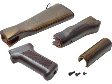 LCT Kompletní set pažby, předpažbí a pažbičky pro LTC LCKM - Vintage, LCT 01