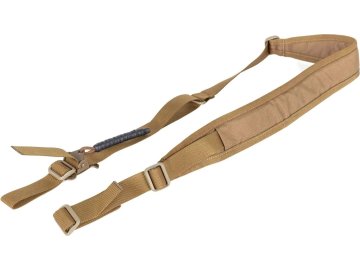 EME Dvoubodový polstrovaný popruh s rychlým nastavením - Khaki, Emerson Gear 01