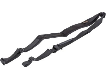 EME Dvoubodový polstrovaný popruh s rychlým nastavením - černý, Emerson Gear 01