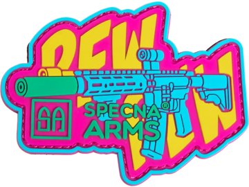 SPE 3D nášivka Specna Arms Pew Pew - Rainbow 01