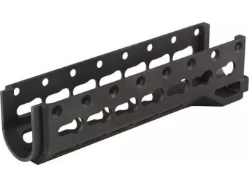 5KU Hliníkový spodní díl předpažbí KeyMod Alfa pro AK - černý, 5KU 01