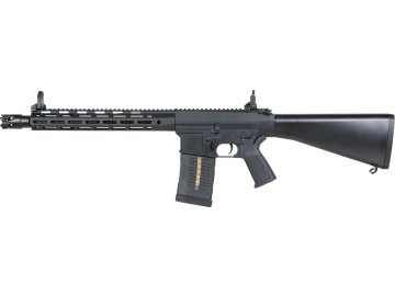 AIK Airsoftová puška SR25 (P) E2 M-LOK-20 s pevnou pažbou - černá, ABS, A&K 01