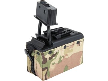 AIK Krabicový zásobník pro M249 - Multicam, 2000bb, elektrický, A&K 01