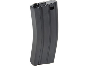 BTL Prodloužený zásobník Low-Cap pro M4/M16 - černý, ocelový, tlačný, 100bb, Tornado 01