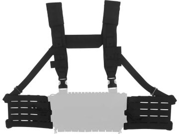 WSP Sada ARC pro sestavení Chest rigu pro Buckle up panel s klipy QD - černá, Wosport 01