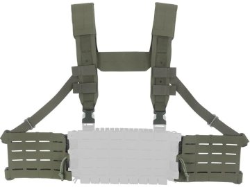 WSP Sada ARC pro sestavení Chest rigu pro Buckle up panel s klipy QD - Ranger Green, Wosport 01