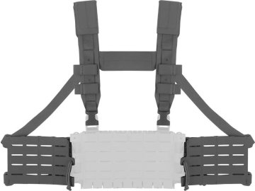 WSP Sada ARC pro sestavení Chest rigu pro Buckle up panel s klipy QD - Wolf Grey, Wosport 01