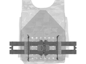 WSP Víceúčelový opasek Cummerbund Lightweight Gridle QD pro taktické vesty - Wolf Grey, Wosport 01