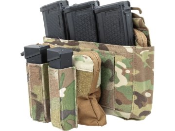 EME Přední panel na suchý zip pro 3x zásobník M4 - Multicam, Emerson Gear 01
