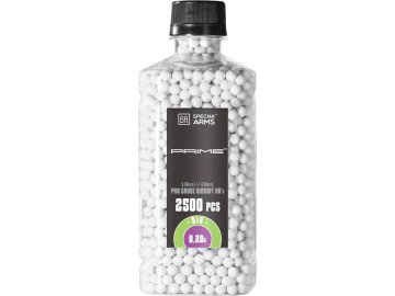 SPE Airsoftové kuličky Specna Arms PRIME™ BIO 0,20g, 2500bb, láhev - bílé 01