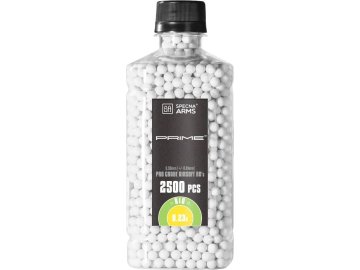 SPE Airsoftové kuličky Specna Arms PRIME™ BIO 0,23g, 2500bb, láhev - bílé 01