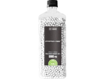 SPE Airsoftové kuličky Specna Arms PRIME™ BIO 0,25g, 5000bb, láhev - bílé 01