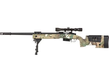 Specna Arms Odstřelovací puška SA-S03 CORE™ SAG M40 - Multicam, dvojnožka, optika, Specna Arms 01