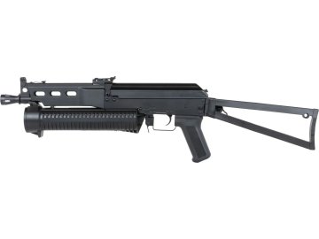 JGG Airsoftová zbraň 6835 PP-19 Bizon - černá, celokov, Golden Eagle 01