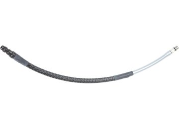 EPeS USL HPA hadice SlimLine s opletem - karbonově černá, EPeS Airsoft 01