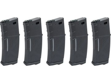 acr Set nastavitelných zásobníků Mid-Cap EMM pro M4 - 5ks, černé, plastový, 130/30bb, Arcturus 01