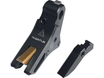 4UAD SmartAirsoft CNC spoušť PERFORMANCE pro GHK G17 Gen3 a Gen5 MOS - černá, 4UAD 01
