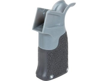 ICS Taktická pažbička MK18 EMG ZETA 20° - šedá, ICS 01