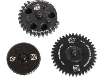 Jin CNC set ocelových ozubených kol JINWANG - SR25, Specna Arms 01