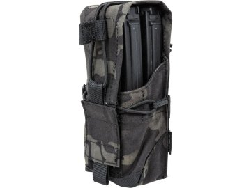 SPE Dvojitá zásobníková sumka pro M4 na MOLLE - Multicam Black, Specna Arms 01