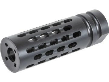SPE Kovový CNC tlumič výšlehu TCF02 - černý, Specna Arms 01