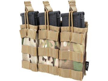 SPE Trojitá otevřená zásobníková sumka pro M4/M16 na MOLLE - Multicam, Specna Arms 01