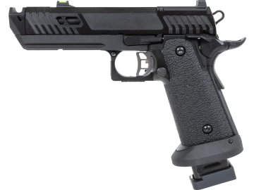 SRC Airsoftová pistole Sahara Viper - černá, kovový závěr, GBB, CO2, SRC 01