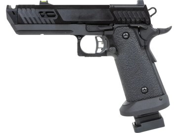 SRC Airsoftová pistole Sahara Viper - černá, kovový závěr, přepravní pouzdro, GBB, SRC 01