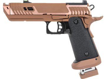 SRC Airsoftová pistole Sahara Viper - Flat Dark Earth, kovový závěr, GBB, CO2, SRC 01