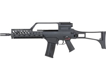 SRC Airsoftová zbraň SR36 KSK COB-303 s optikou - černá, Dual Power, GBBR, CO2, SRC 01