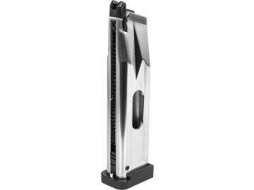 SRC CO2 plynový zásobník pro SRC Hi-Capa QB - stříbrný, tlačný, 30bb, SRC 01