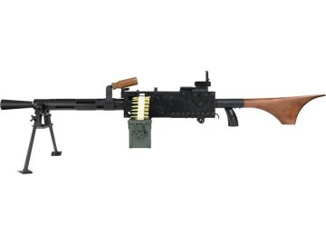 Viva Airsoftový kulomet M1919 A6 - celokov, pravé dřevo, VIVA ARMS 01