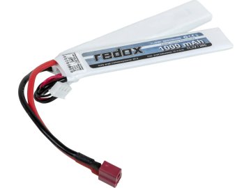 RDX Li-Pol akumulátor Redox 11,1V 1000mAh 20C - 2 díly, Dean-T 01