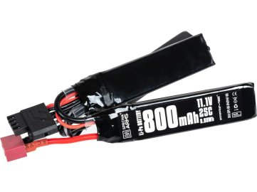 Li-Pol akumulátor Specna Arms x Gens Ace 11,1V 800mAh 25C - 3 díly, Dean-T, G-Tech 01